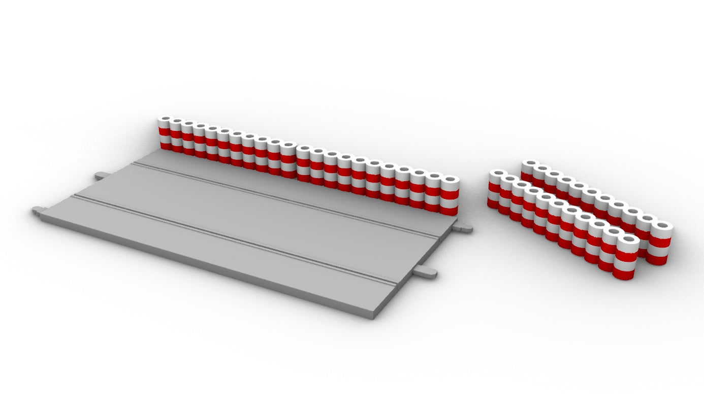 Tyre wall crash barriers 4x20cm Svart