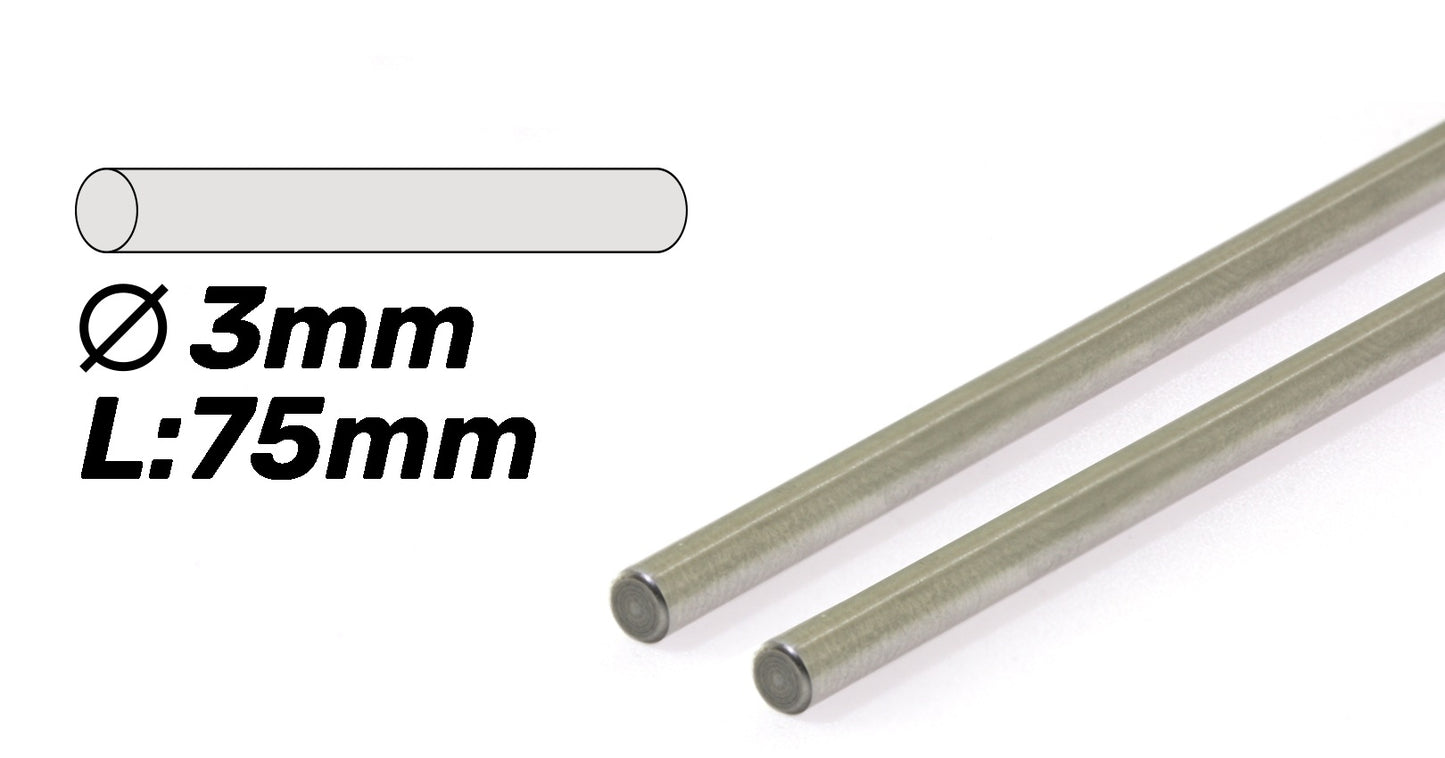 Axel 3mm x 75mm