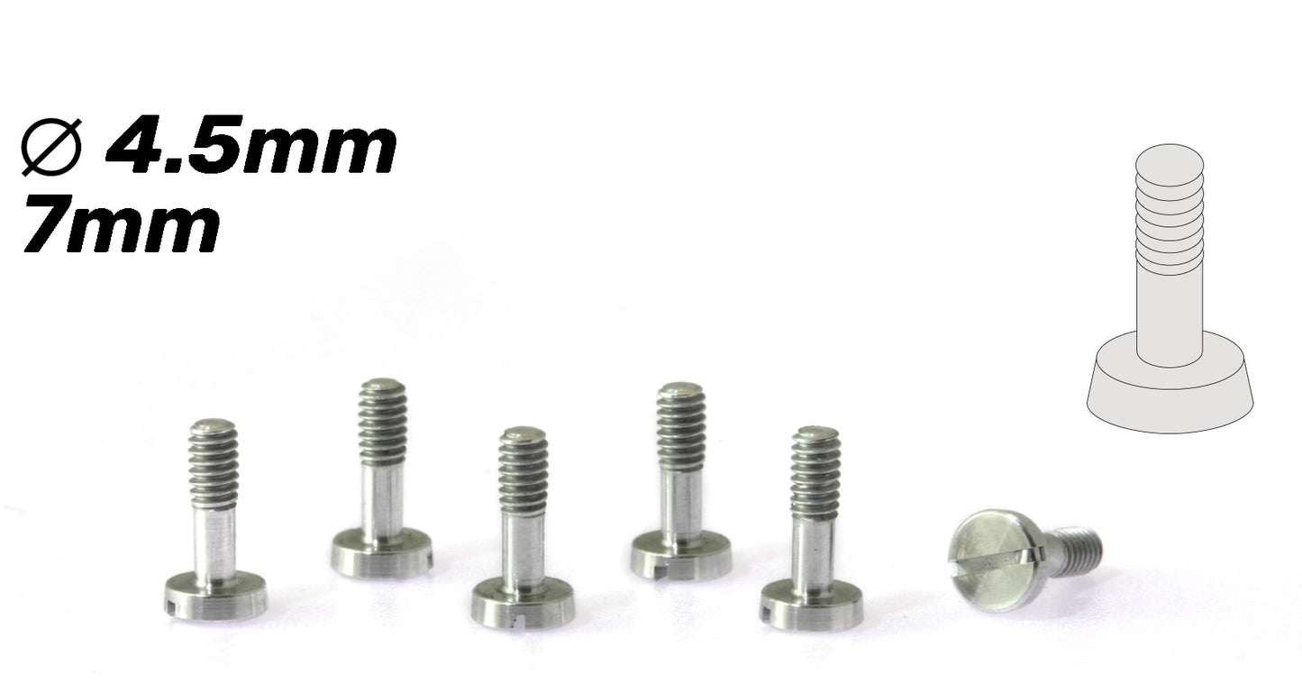 Skruv aluminium 7mm 6st
