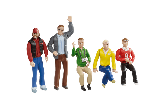 Figurer 5st åskådare