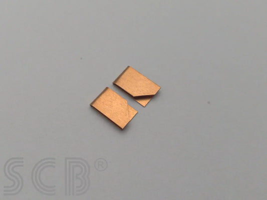 Clip long wide bevel (5 par)
