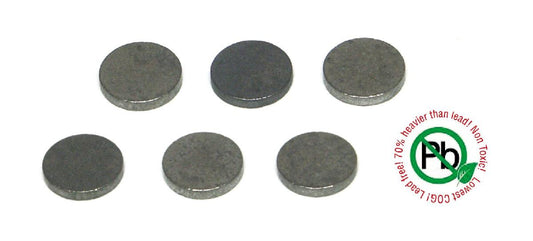 Tungsten ballast, cylinder 6.3*1mm, 3.5g (6x0.58g)