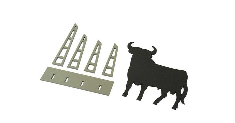 Skylt Tjur 12cm