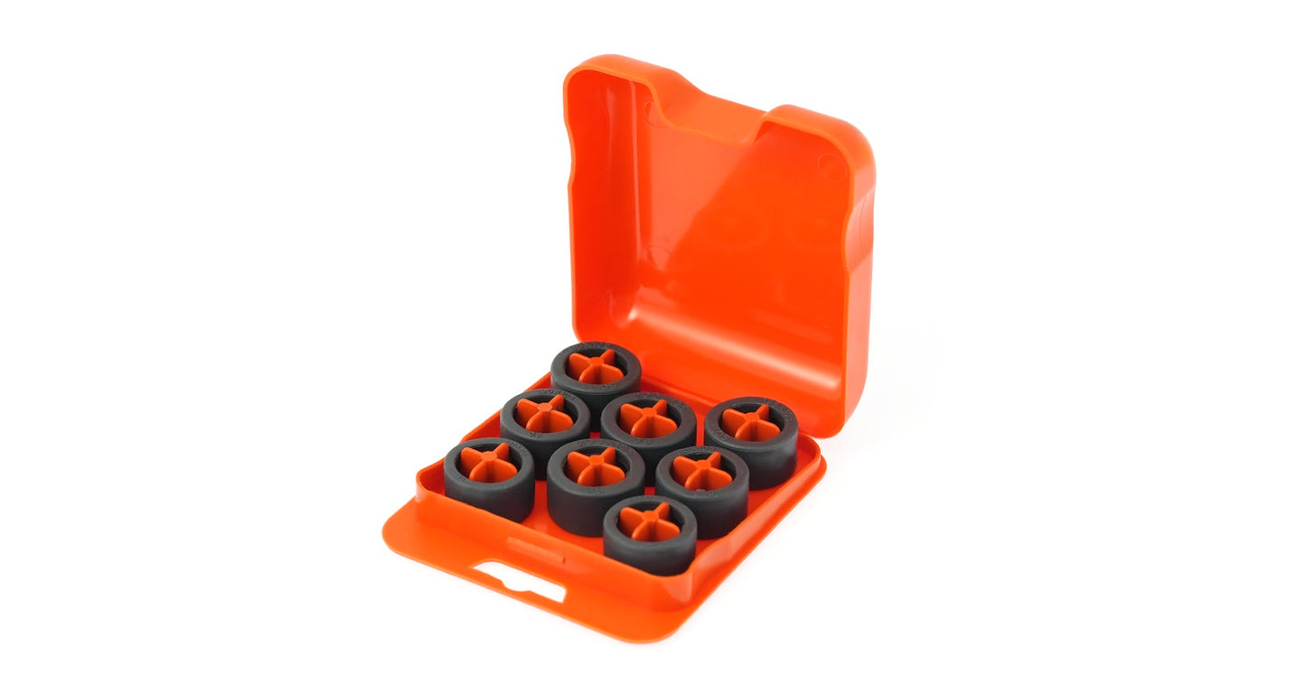 Förvaringsbox för 8st däck orange