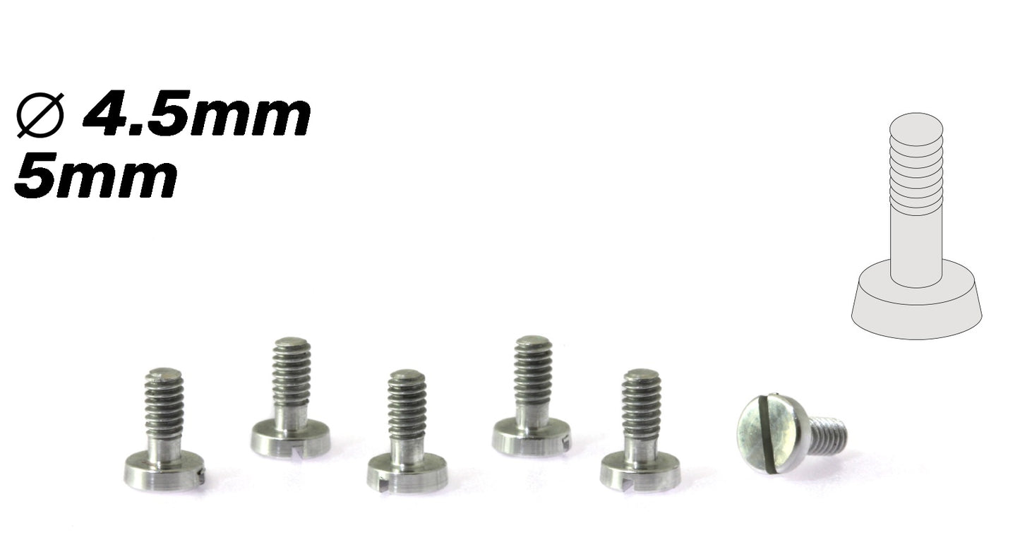 Skruv aluminium 5mm 6st
