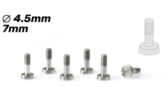 Skruv aluminium 7mm 6st