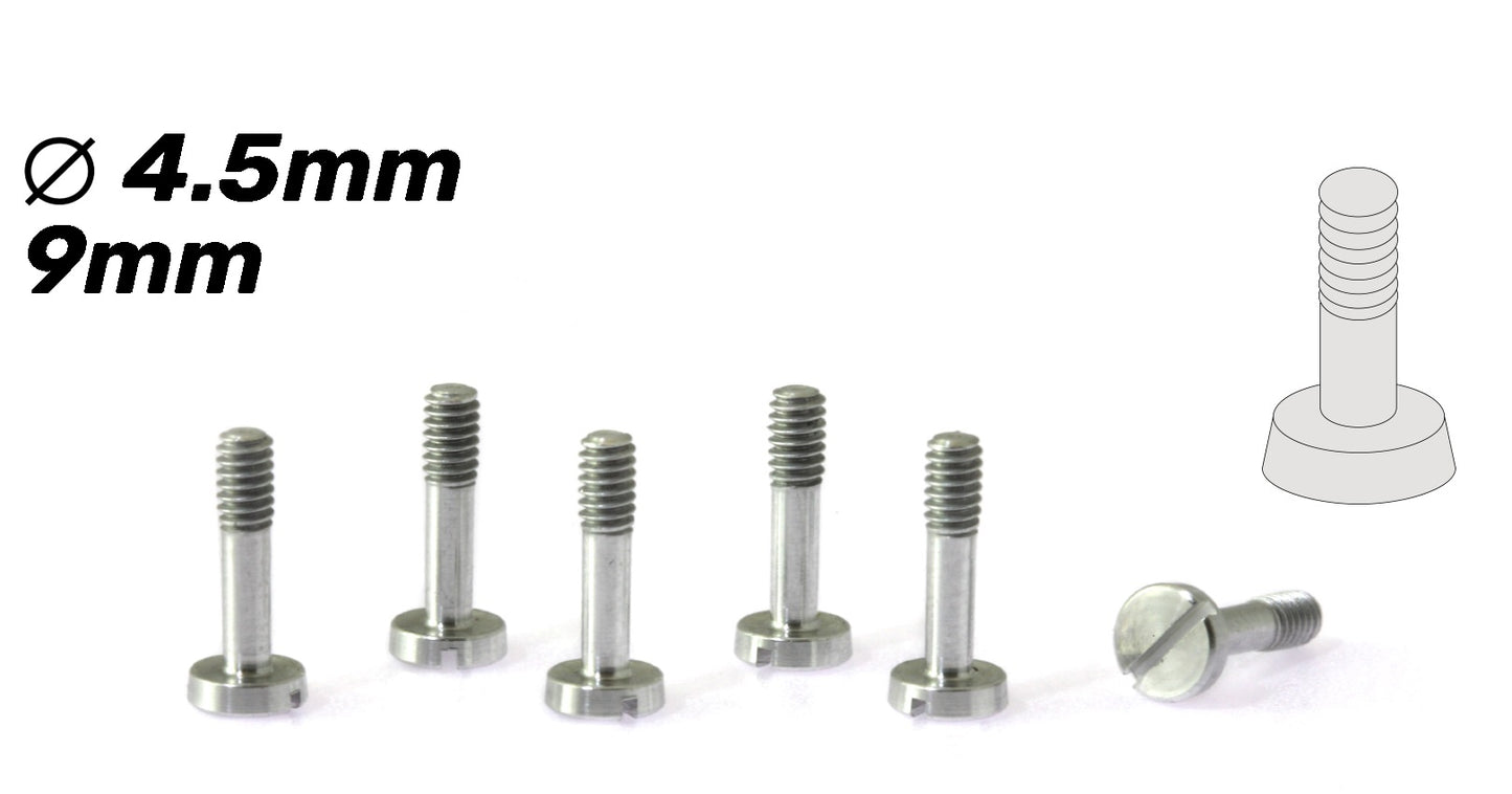 Skruv aluminium 9mm 6st