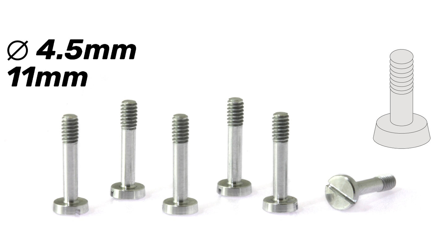 Skruv aluminium 11mm 6st