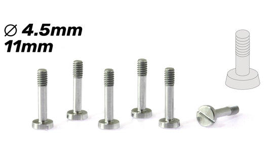 Skruv aluminium 11mm 6st