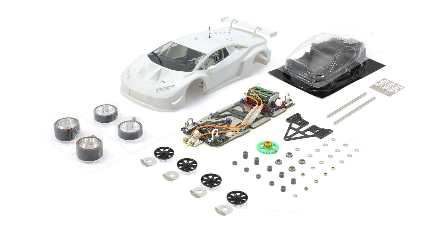 LB Huracan White Racing Kit configuracion RC3