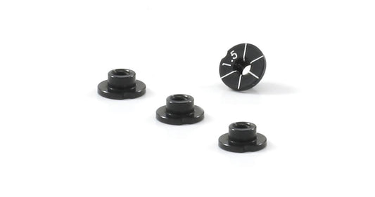 Mutter till fjädring 1,5mm ej centrerad