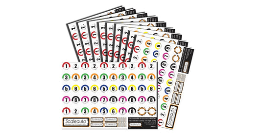 Klistermärke spårmarkering